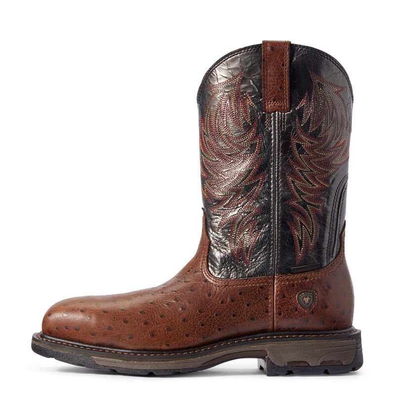 Ariat WorkHog Koyu Kahverengi Iş Ayakkabıları Erkek (42266-950)